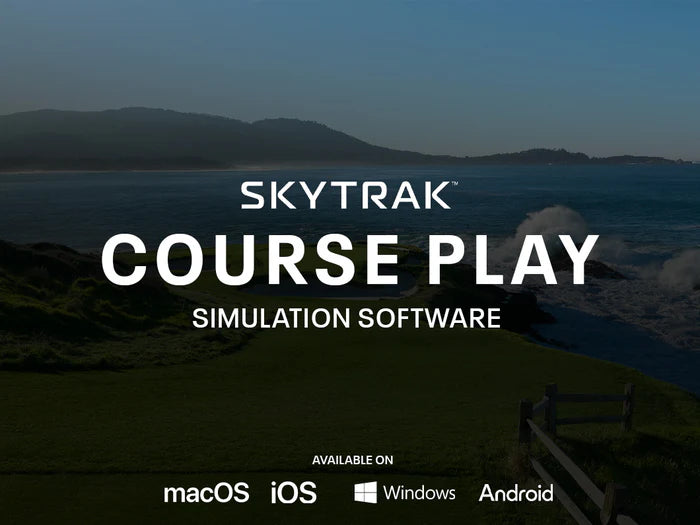 SkyTrak Course Play Golf Simulation Software – Access 31 World-Class Golf Courses (Powered by Trackman)