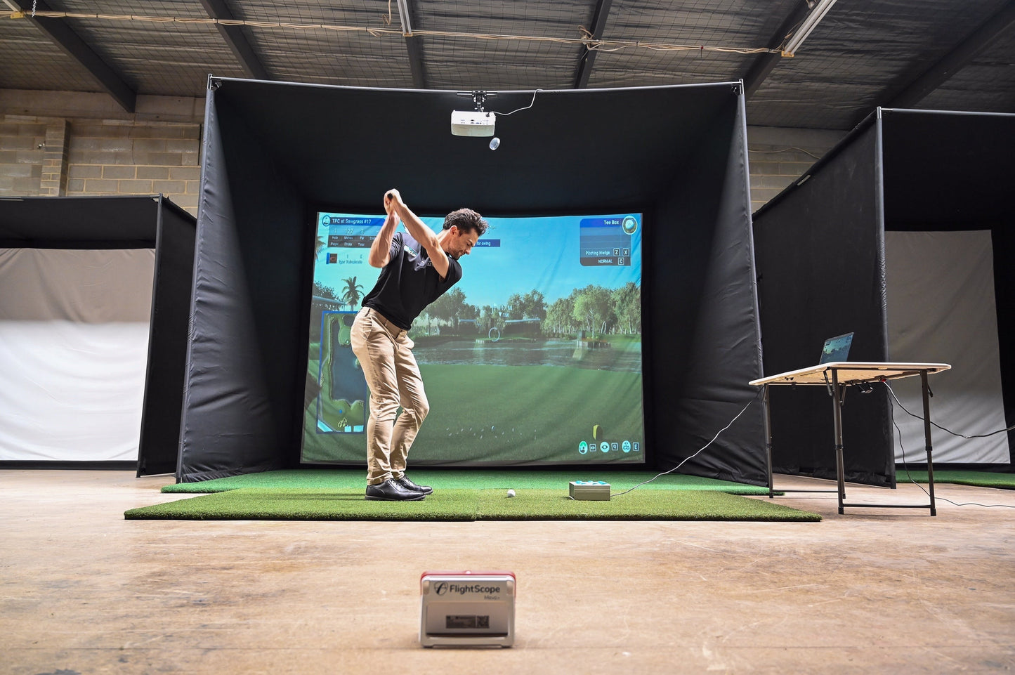 BYO Launch Monitor Enclosure Simulator Package - Home Golfing Revolution