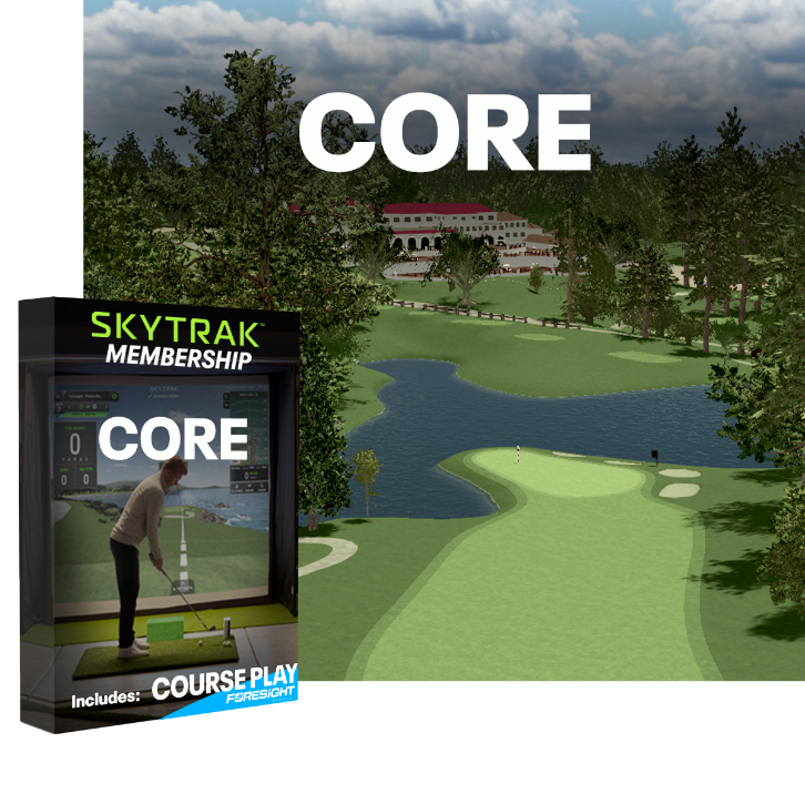 SkyTrak+ Commercial Grade Impact Screen Golf Simulator Package