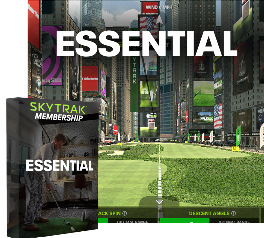 SkyTrak Essential Plan: Annual Subscription for Enhanced Golf Skills
