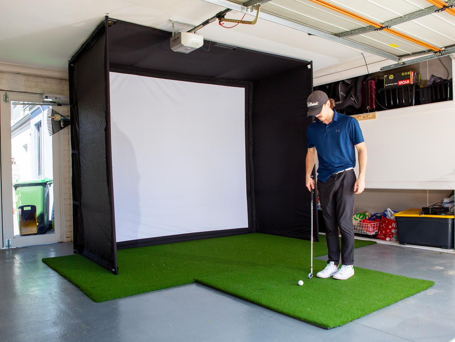 BYO Launch Monitor Enclosure Simulator Package - Home Golfing Revolution