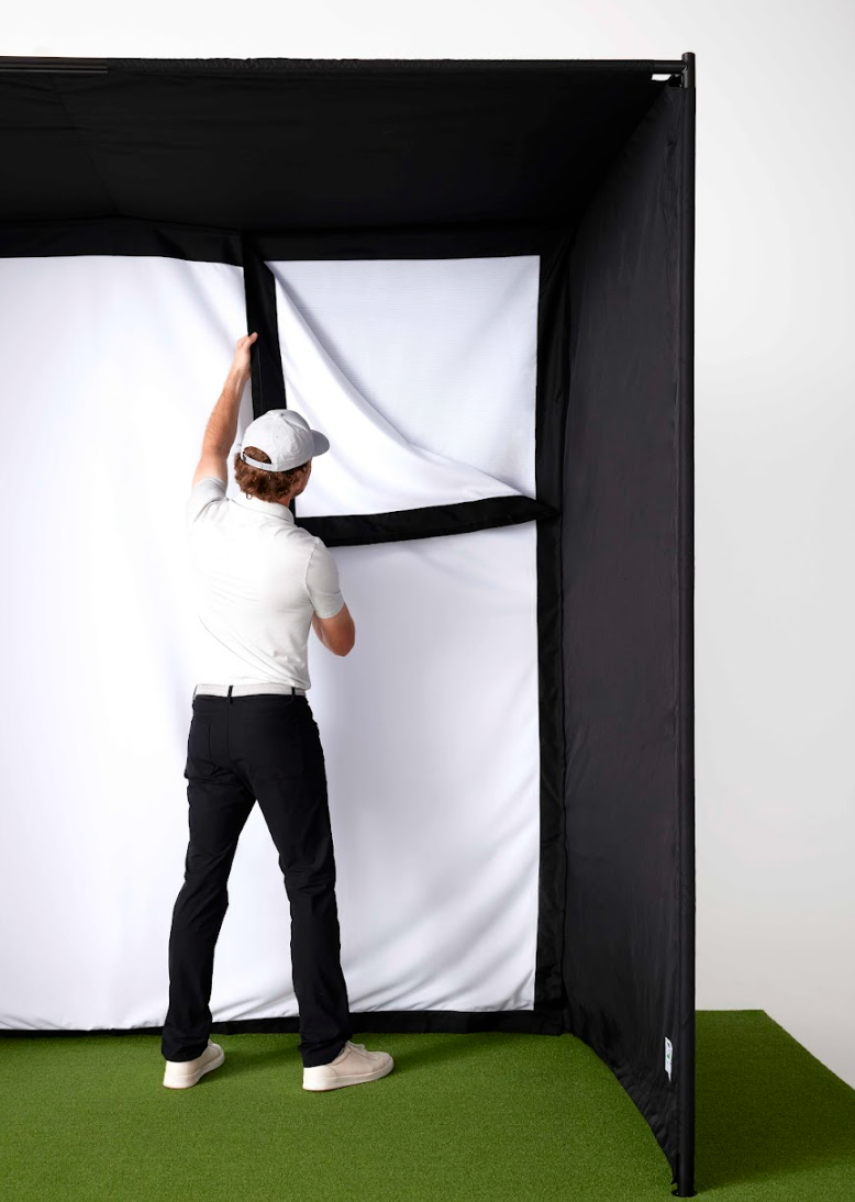 Professional Golf Simulator Enclosure Bay - 24/7 Golf - HD Quality, Safe Play