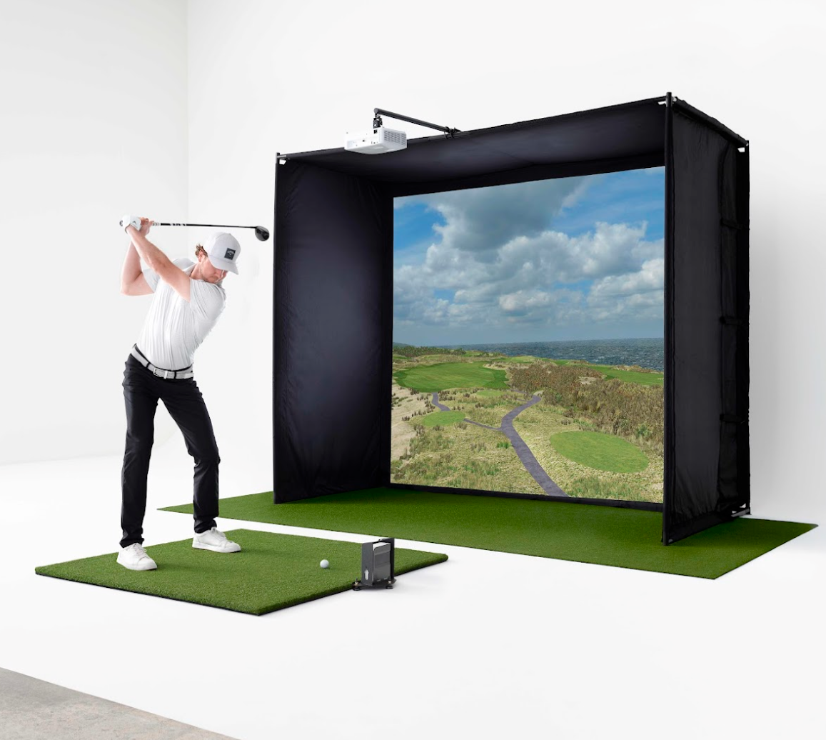 Professional Golf Simulator Enclosure Bay - 24/7 Golf - HD Quality, Safe Play