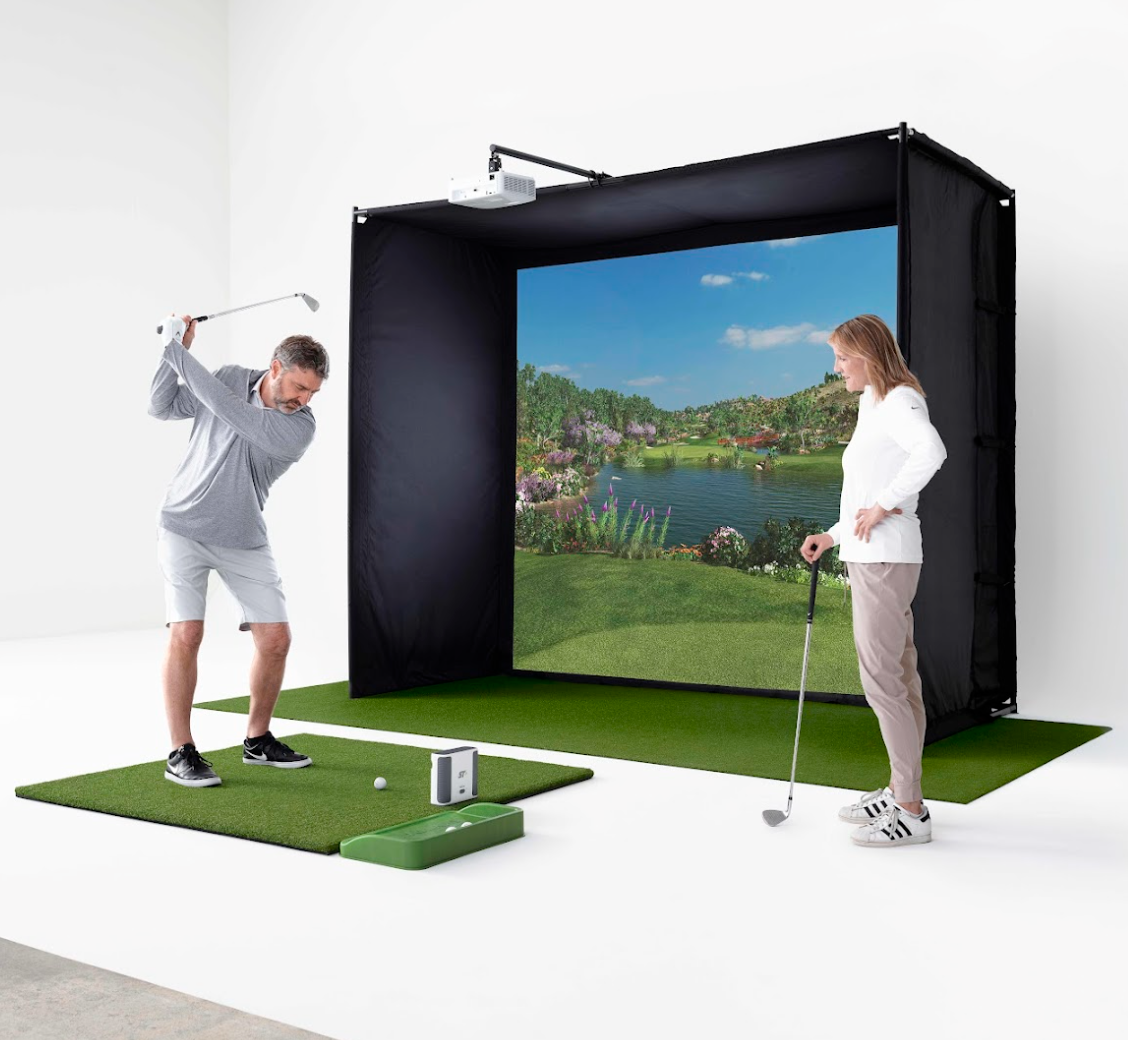 Professional Golf Simulator Enclosure Bay - 24/7 Golf - HD Quality, Safe Play