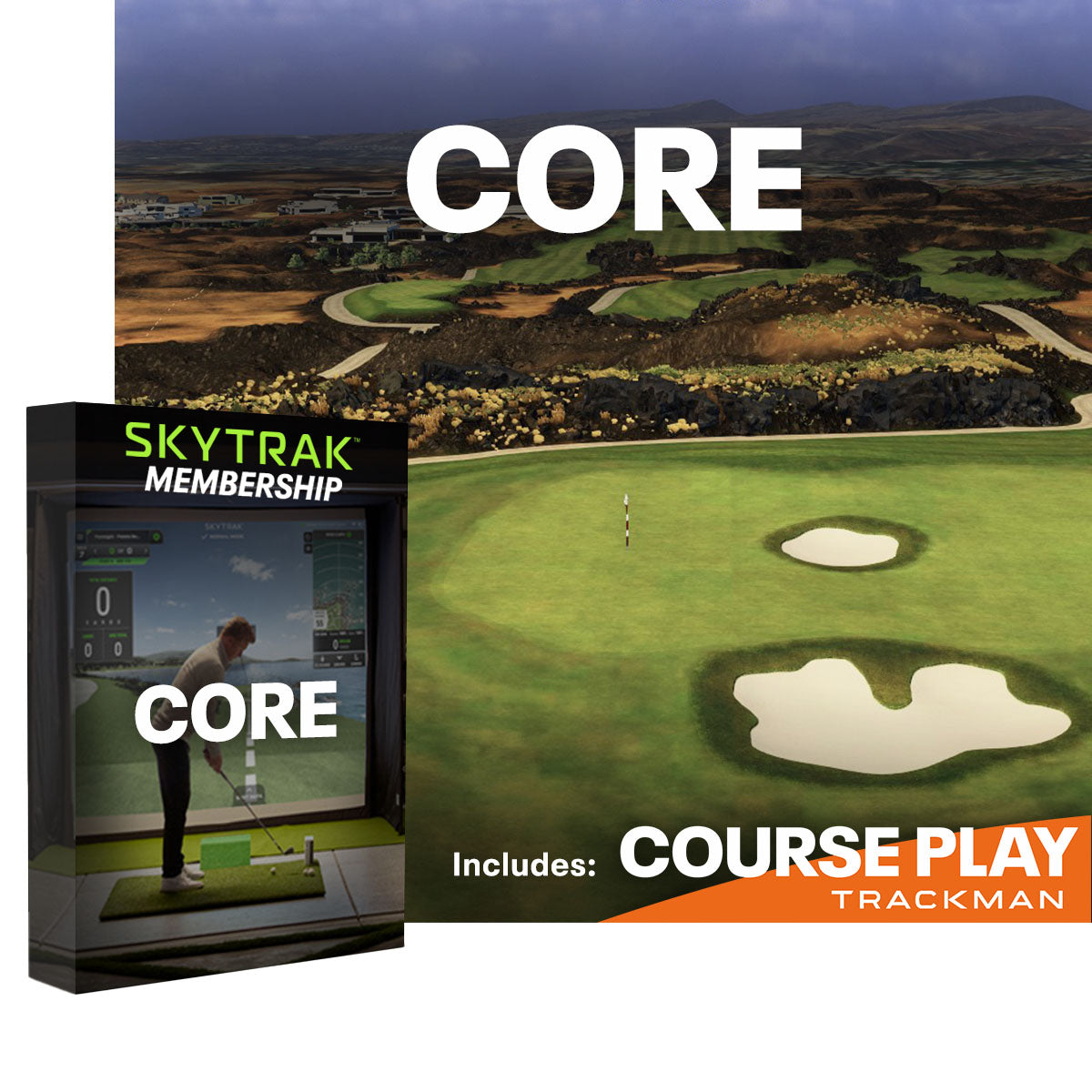 ST MAX Launch Monitor Golf Bundle | Core Membership 40+ Courses Included