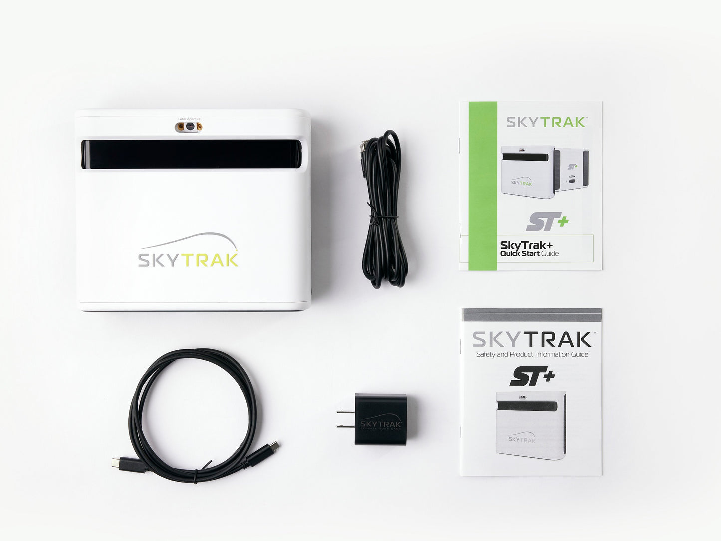 SkyTrak+ Golf Simulation Bundle with Launch Monitor, Shield, Club Data & 31 World-Class Courses