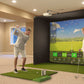 SkyTrak+ Course Play Golf Simulator Package: Access 31 World-Class Virtual Courses - 24/7 Golf