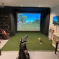 SkyTrak+ Commercial Grade Golf Simulator Impact Screen Package | 31 World-Class Courses & 4K Projector