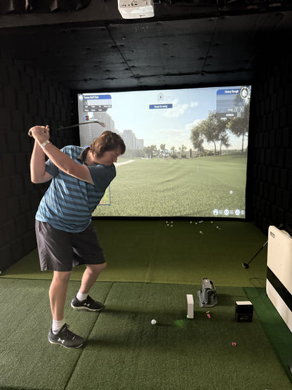 Impact Screen Stand Alone Golf Simulator - 24/7 Golf - High-Quality Commercial Grade