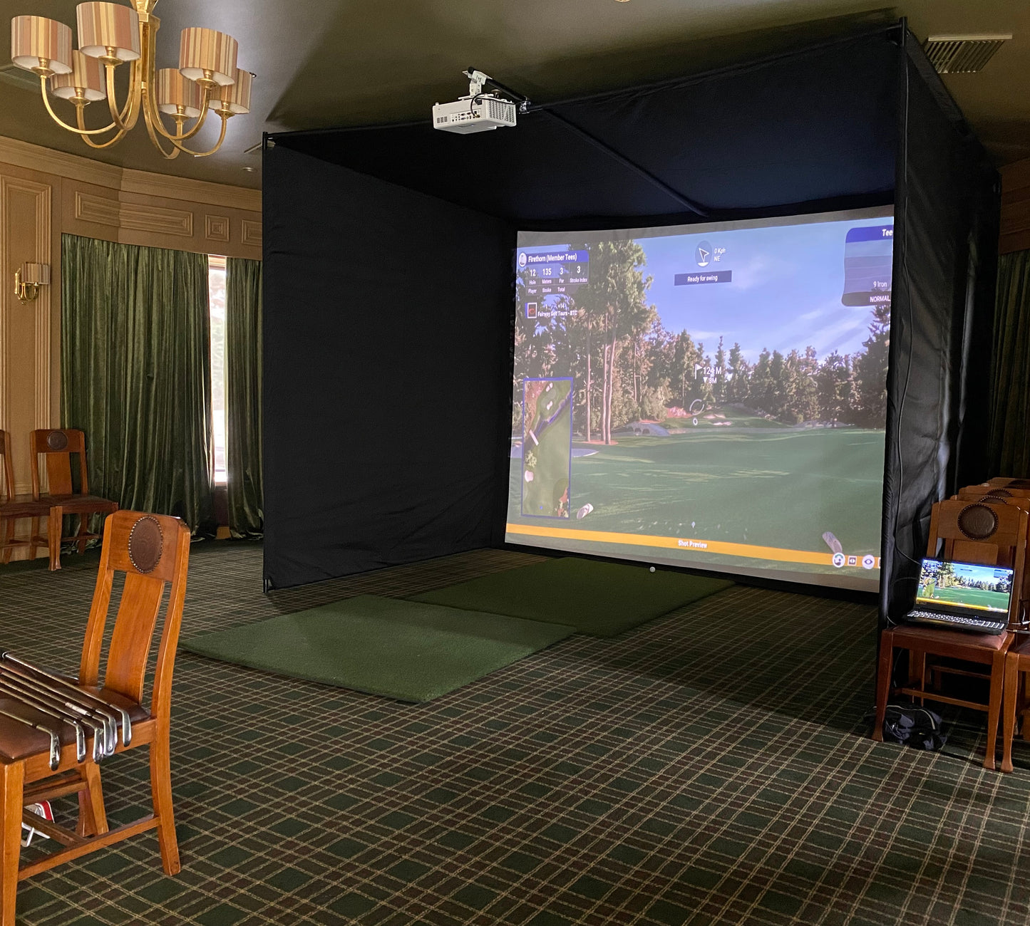 BYO Launch Monitor Enclosure Simulator Package - Home Golfing Revolution
