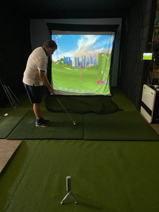 Golf Return Simulator Kit - At-Home Practice & Play Bundle - 24/7 Golf