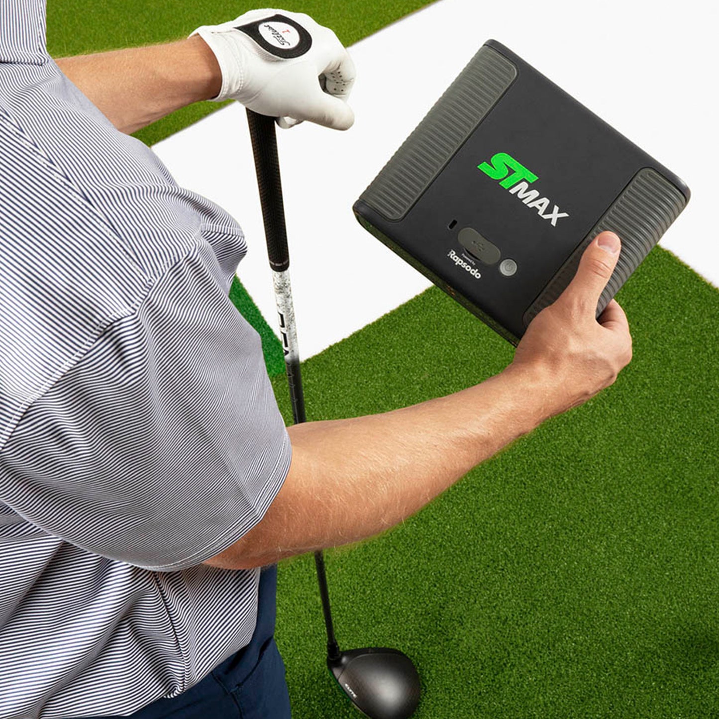 ST MAX Launch Monitor Golf Bundle | Core Membership 40+ Courses Included