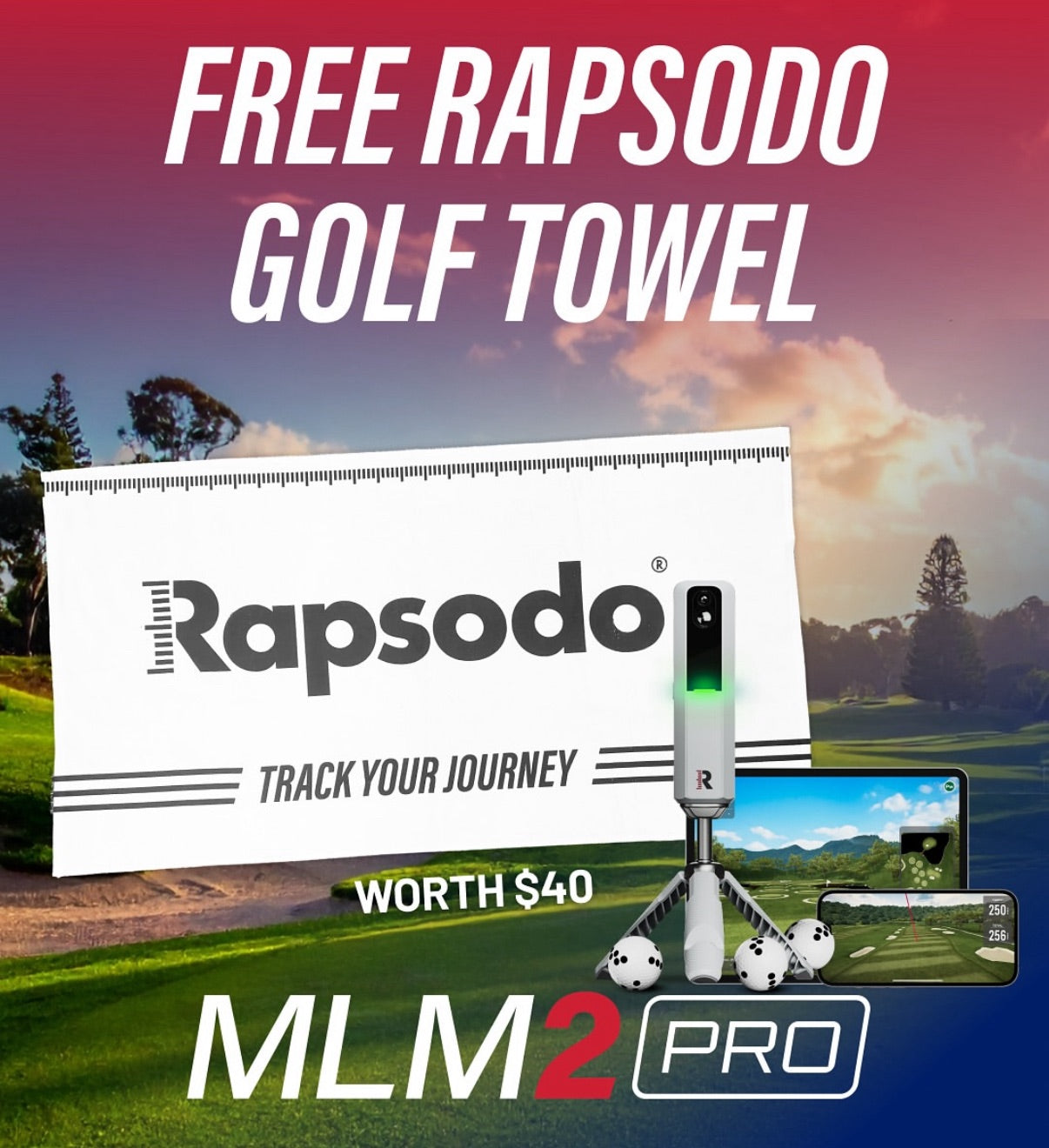 Rapsodo MLM2 Pro Ultimate Golf Performance Bundle - 24/7 Home Golf Simulator