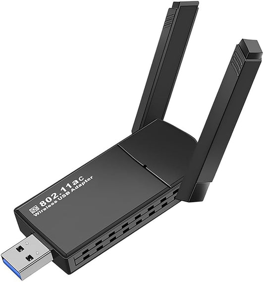 Dual Band USB WiFi Adapter - Ultra-Fast 867Mbps, Multi-Network Connectivity