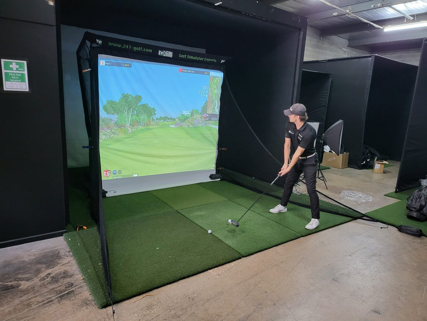24/7 Golf Replacement Impact Projector Screen