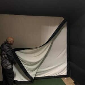 Replacement Impact Projector Screen - 24/7 Golf - Suitable for 24/7 Golf Enclosure